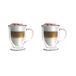 Vialli Design Amo dubbelwandige koffie latte glazen 250ml x 2