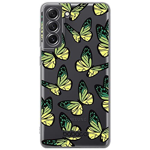 ERT GROUP mobiele telefoonhoesje voor Samsung S21 FE - Babaco Butterflies 002