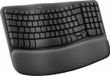 Logitech Wave Keys Wireless Ergonomic Keyboard Graphite Spanish QWERTY