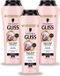 Gliss-Kur 3 x Split Hair Miracle Shampoo - Herstelt Gespleten Haarpunten - 400 ml