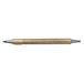 Rayher Hobby 7869322 kalligrafiepen metallic, zilver, met 2 punten, lijndiktes 2 en 3, 5 mm