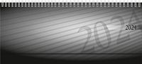 rido/idé Weekkalender model septant 2024 2 pagina's = 1 week bladgrootte 30,5 x 10,5 cm antraciet