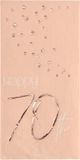 Folat Servetten 70 jaar Elegant Lush Blush (10 stuks) - 33 x 33 cm