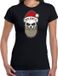 Bellatio Decorations Bad Santa Kerstshirt Zwart Dames XXL