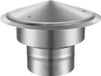 VEVOR Schoorsteenkap RVS 304 Schoorsteenkap 300x300x220mm Schoorsteenkap Regenkap Schoorsteenkap 150mm Plaatdiameter Schoorsteenkap Compatibel met Verschillende Soorten Schoorstenen