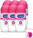 Sanex 6 x Dermo Care 48H Antiperspirant Deodorant Roller - 50 ml
