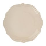GENEVIEVE LETHU 536320 dessertbord van aardewerk, crèmekleurig, Ø 21 cm, collectie Table de Diane