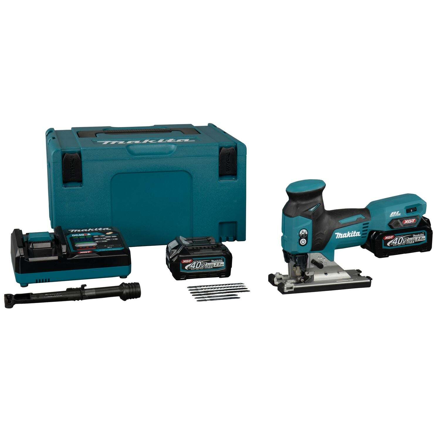 Makita JV001GD201 Accu Decoupeerzaag 40V Max 2.5 Ah Li-ion in Mbox