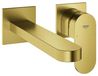 GROHE 2-gats wastafelmengkraan Plus 29306_4, wandmontage, afbouwset voor 23200002, hartafstand 110mm, voorsprong 203mm, geborsteld cool sunrise, 29306GN4