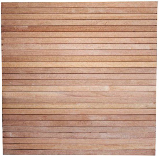 Intergard Schutting hardhout lamellen schutting 180x180cm 26pl. Groen