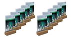 SIGEL TA252/1 10 TABLETTEN A6 HOOG, MET OKTE SOCKET, 10 PACK, CRYSTAL CLEAR ACRYLISCHE, Gegarandeerd UV-bestendig, Hout FSC-gecertificeerd