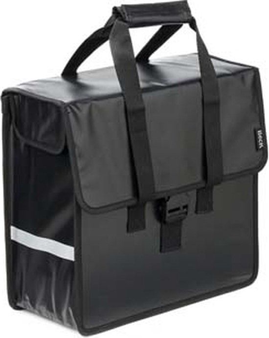 BECK Shopper Fietstas Zwart Bisonyl - 18L - Achter - Elektrische Fiets