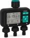 VONROC 3-weg watertimer – Besproeiingscomputer voor 3 zones – Instelbare bewateringstijd en -frequentie per zone