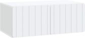vidaXL Meuble TV mural 78,5 x 41 x 30 cm Blanc Bois d'ingénierie