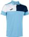 Joma Crew V Korte Mouw Poloshirt Blauw 4-5 Years Jongen
