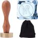 Allecto plus - Tampon à glace vintage pour artisanat cocktails et boissons - avec tête en laiton amovible - manche en bois - créateur de cocktails DIY.