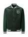 Hackett London Sweatvest 'Heritage H Varsity' vert foncé / blanc