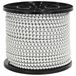 vidaXL Cordes élastiques 10 mm noir et blanc PP et caoutchouc