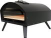Red Deco Vulcano Roestvrijstalen Buiten Gas Pizzaoven met Schop En Enkele Pizzasteen Grijs