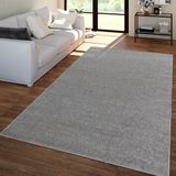 TT Kurflor Woonkamertapijt effen design modern en tijdloos grijs 80x150 cm
