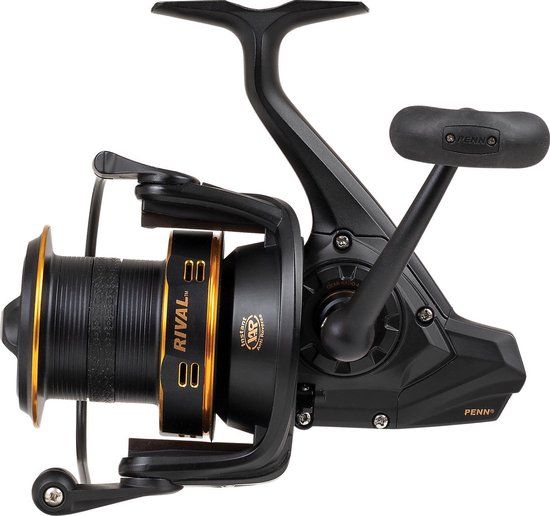 Penn Rival Gold 8000LC - Big Pit Zeevis Molen - Zwart/Goud