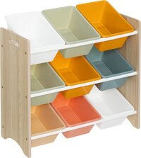 Atmosphera Kids Opbergmeubel met 9 bakken - Multi - 60x30x66cm
