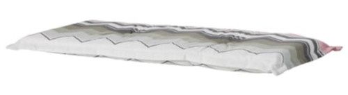 Madison bankkussen Chris 120 x 48 x 7 cm grijs/roze