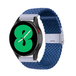 Samsung Braided nylon bandje - Blauw - Samsung Galaxy watch 7 / Galaxy Watch FE - 40mm & 44mm