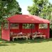 Maison Exclusive Tente de réception, 292 x 580 x 315 cm, bordeaux, tissu Oxford