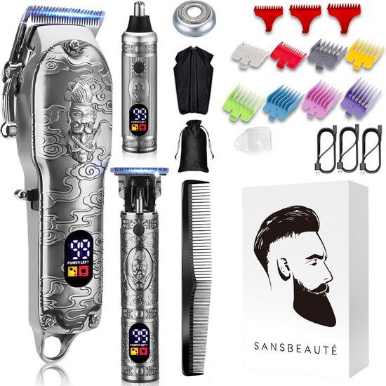 Sansbeauté Professionele Draadloze 4-in-1 Tondeuse