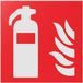 Pikt-o-Norm SAVS Saves Lives Pictogram Brandblusser 20x20cm