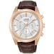 LORUS Analoog herenhorloge met leren armband RT304LX9