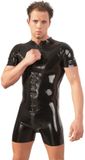 The Latex Collection Latex Body Met Rits XXL Zwart