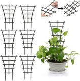 Merkloos / Sans marque Holland Connections Set van 6 Kunststof Plantensteunen voor Klimplanten en Tuin 27cm