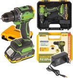 Procraft PA18Pro accuboormachine 20 V 30 Nm borstelloos + 1x accu 1,5 Ah + oplader + koffer