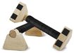 Parallettes en bois - Idéal pour l'entraînement de force - Équilibre - Calisthénie - Supports de pompes - 1 pièce - Parallettes