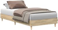 vidaXL Bedframe Sonoma Eiken Bewerkt hout