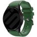 Strap-it Withings ScanWatch 2 - 42mm twill siliconen bandje (donkergroen)