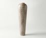 Vase Tavera B29 x T29 x H95 cm Métal Ivoire Terra Fait main