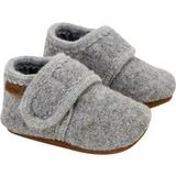 En Fant Wollen Babyslofjes / Kinderslofjes - Grey Melange - 23/24