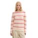 TOM TAILOR Dames basic gebreide coltrui, 37148 - Peachy Knit Stripe Design, XS