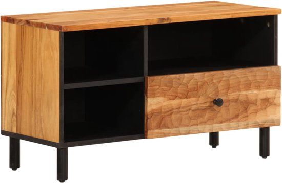 vidaXL Tv-meubel 80x33x46 cm massief acaciahout