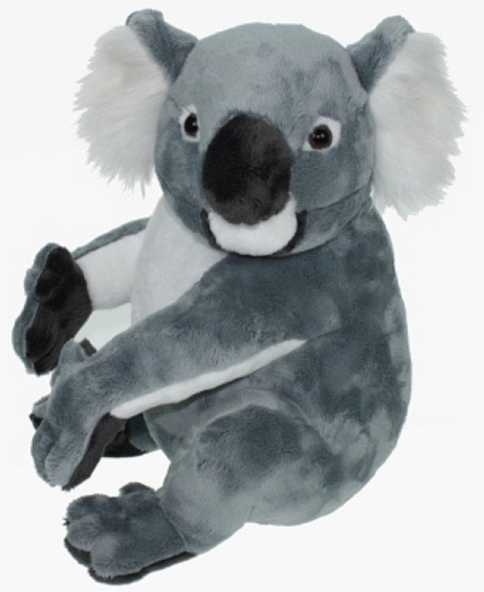 Cornelissen Pluche knuffel koala beer grijs 33 cm - Dieren knuffels voor kinderen