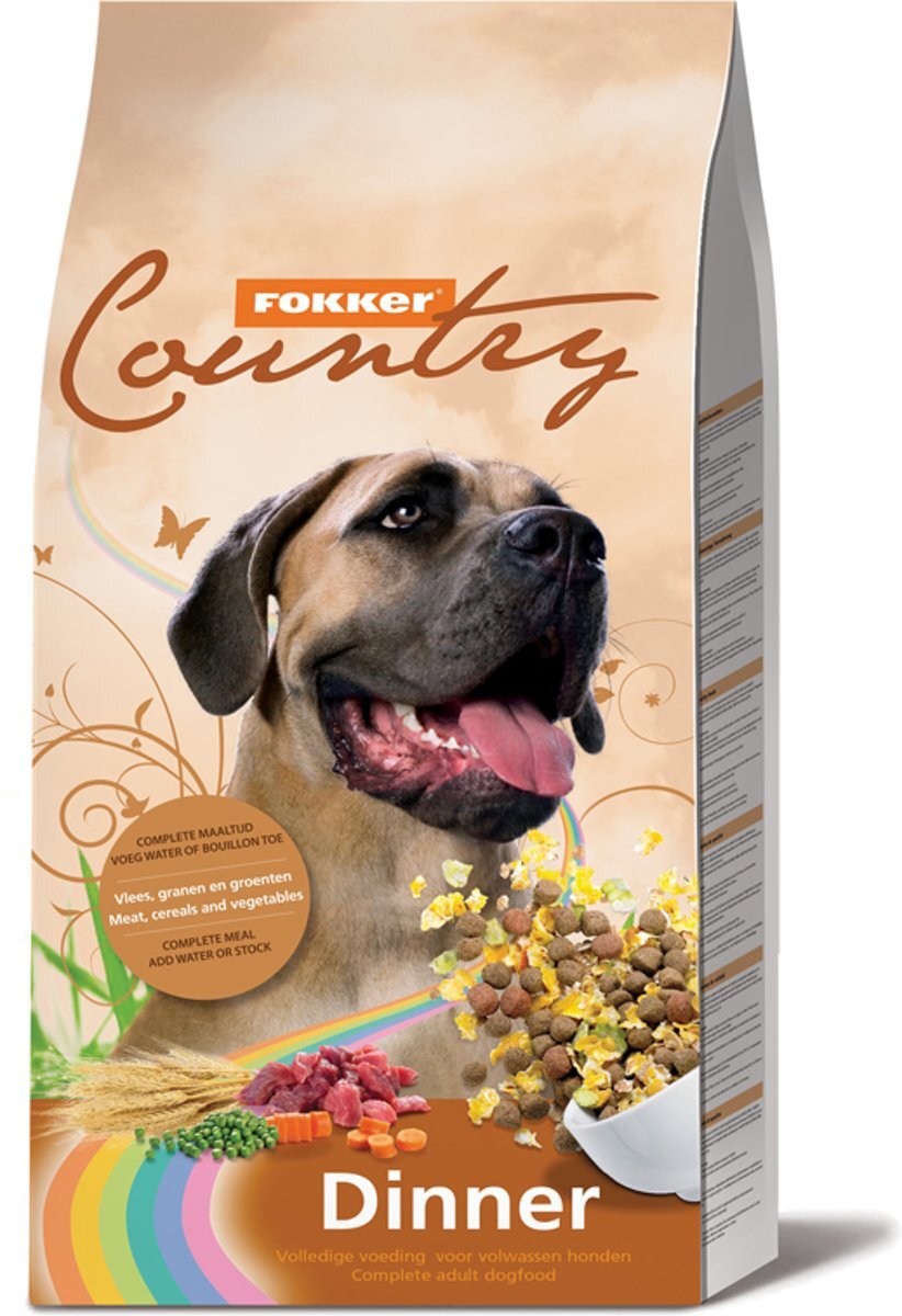 Fokke, R. Country Dinner - Hondenvoer - 15 kg