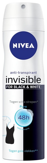 Nivea Black & White Invisible Pure Deodorant Spray