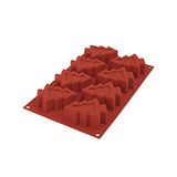 Silikomart Siliconen mal nr. 8 kerstbomen, goud