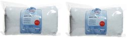 Merkloos / Sans marque Decoris Sneeuwdeken - 2x stuks - wit - 600 x 45 cm - polyester - sneeuwtapijt - sneeuwversiering