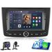 Alfa Romeo Autoradio 7 pouces Carplay Android 15 écran tactile pour Alfa Romeo Mito (2008-2019) avec navigation GPS, Wi-Fi, DAB+, Bluetooth, USB, commande au volant, stockage 2+64 Go, noir, avec caméra