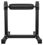 Plateforme de split squat réglable - Plateforme de squat simple - 9 positions - Capacité de charge : 200 kg - Fabriqué en acier au carbone Q235 - Convient pour un usage domestique - Noir