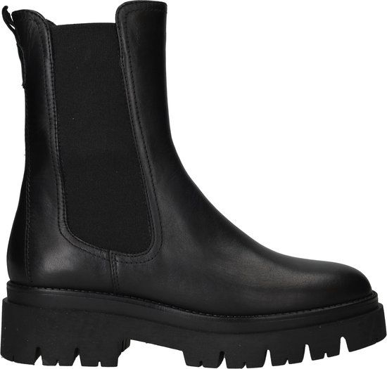 Tamaris dames chelseaboot - Zwart - Maat 38 - Chelsea boots - Leer - Herfst/Winter 2025